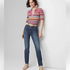 White House Black Market Every Day Soft Extra High Rise Skinny Ankle Jeans Sz 14